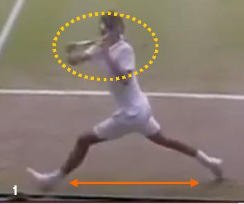 Federer lob defensif slice